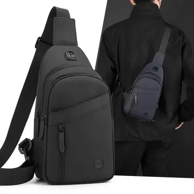 Men's Crossbody Bag Black Casual Shoulder Crossbody