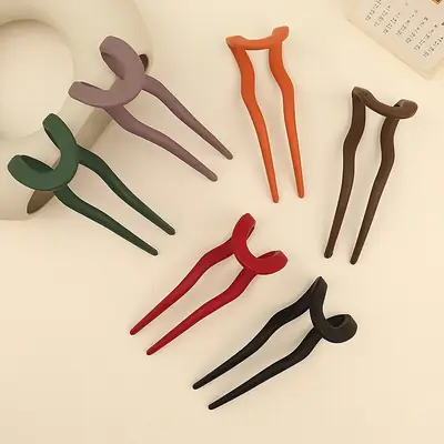 Cross-Border Frosted Hairpin for Women Elegant Hairpin