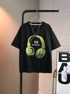 Boys Summer T-Shirt Purple 2025 New Korean Style