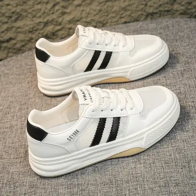 Women White Mesh Casual Shoes Spring Summer 2024