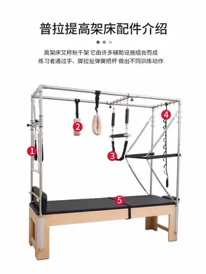 Pilates Equipment Accessories Cadillac Bed Five-piece Yoga Supplies Plush Rings High-end Quality