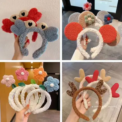 Plush Hair Pressure Band for Women Sweet Design