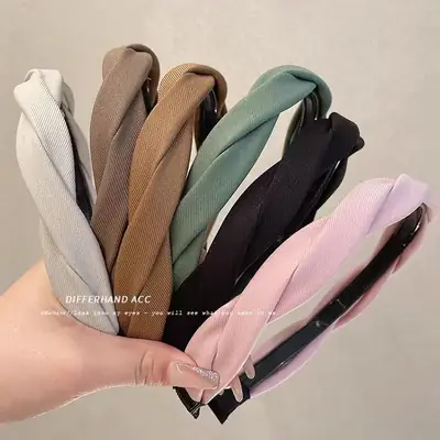 Women's 2024 Hair Bands with Printed Straps