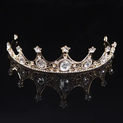 Princess Crown with Rhinestones for Wedding & Birthday