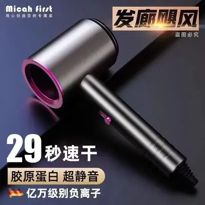 Hair Dryer with Cold & Hot Wind, Negative Ion, No Injury