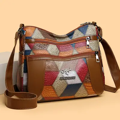 Retro Ethnic Shoulder Bag Large Capacity Women's Bag