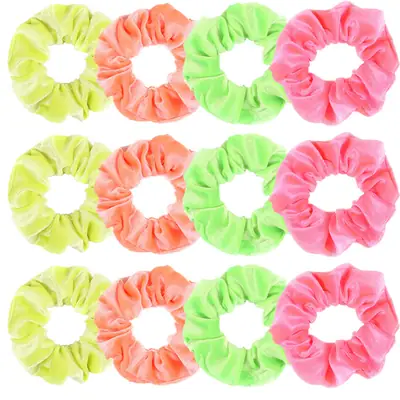 Blue Velvet High Elastic Hair Rings for Women