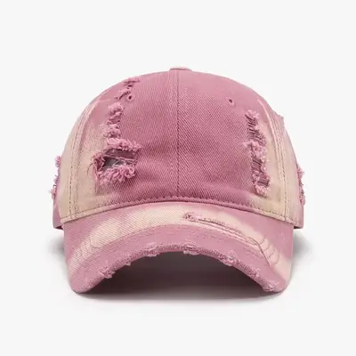 Vintage Distressed Black Baseball Cap 2024