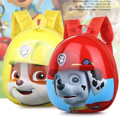 Paw Patrol Baby Children's School Bag Kindergarten Cartoon Little Girl 3-5 Years Old Lightweight Eggshell Backpack for Boys 6