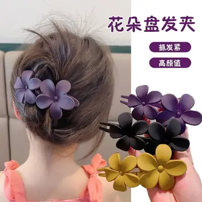 Korean Sweet Flower Hair Accessories 2024