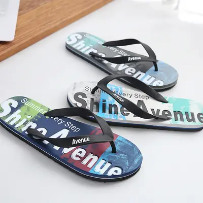 2025 Summer Graffiti Flip Flops for Men