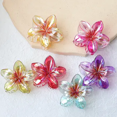 Pink Crystal Butterfly Hairpin Clip 21.5g