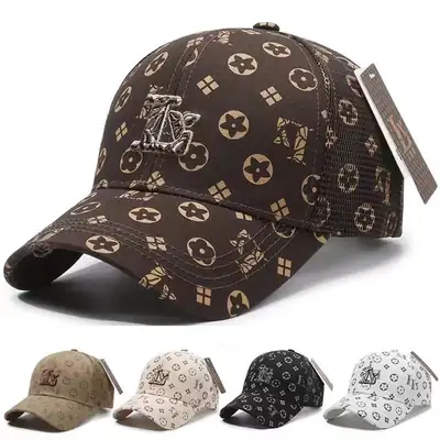 Men's Black Lion Embroidered Baseball Cap
