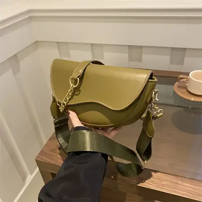Vintage Green Shoulder Crossbody Bag for Women 2024