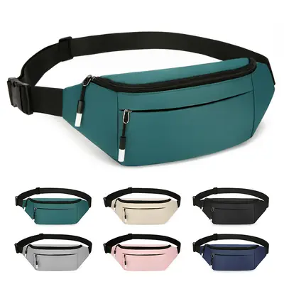 Men's Satchel Chest Bag Large Capacity Running Sports Waist Bag