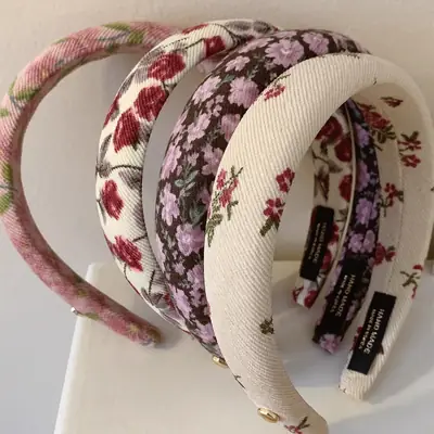 French Style Floral Hair Band for Women 2024