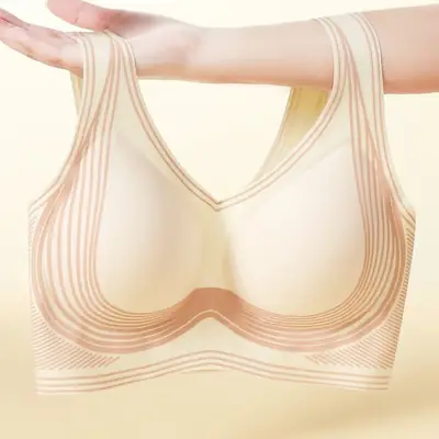 Double-layer Litching Bra Non-steel Ring Adjustable