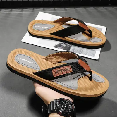 New Personalized Men's Flip Flops Summer Sandals