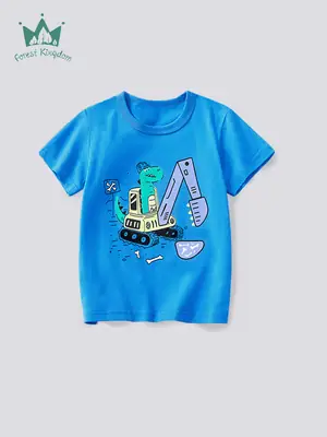 Blue Kids T-Shirt Short Sleeve 2025