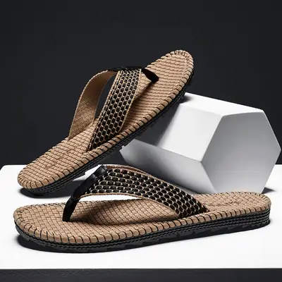 Vietnam Men's Woven Beach Flip Flops