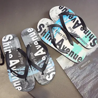 Men's Distinctive Korean Style Flip Flops Summer