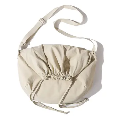 Blue Drawstring Crossbody Bag for Women