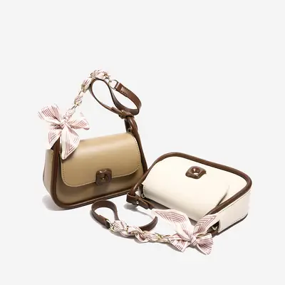 Black Bow Crossbody Bag for Women 2024