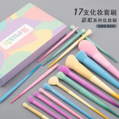 Blush Powder Brush Set 17 Colors Professional Beauty Tools