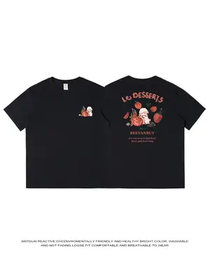 Men White Cotton Joker Print T-Shirt Short Sleeve