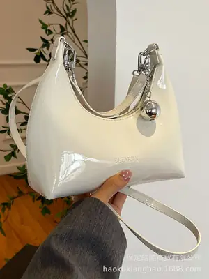 White Underarm Bag for Women 2024 Summer Style