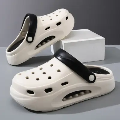 Men's White Croc EVA Anti-Odor Slippers