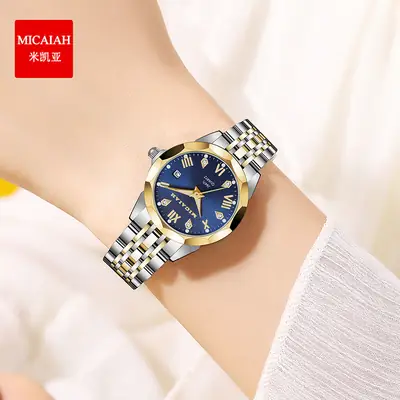 Micaiah Silver Quartz Watch for Women