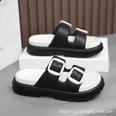 Girls Bocken Sandals Olive Green Non-Slip Party Wear