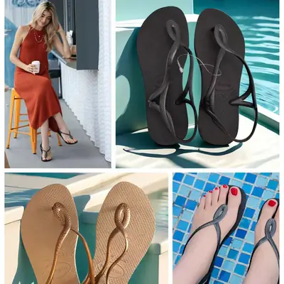 Women Cross Border Hot Flip Flops Summer Clip Sandals