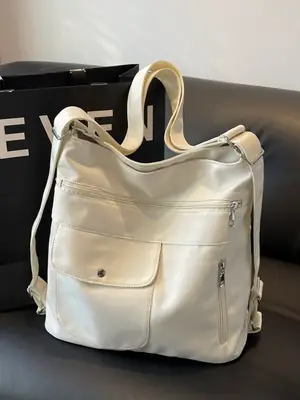 Black Leather Shoulder Bag for Women 2026
