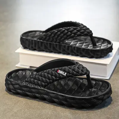 Flip-flops Men's Summer Tide Brand Outer Wear Soft Sole Flip-flops Men's Outdoor Casual Sports Beach Sandals