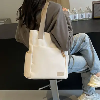 Women's Large Capacity Japanese Canvas Shoulder Bag