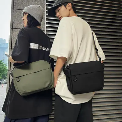 Cool Green Satchel Crossbody Bag for Men Women