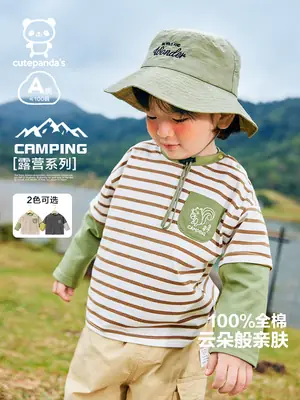 Baby Long Sleeve T-Shirt Grey Spring Outfit