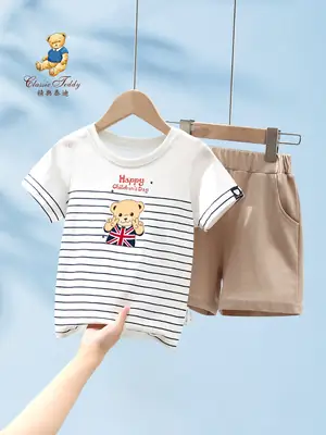 Cool Short Sleeve Baby T-Shirt for Boys Summer