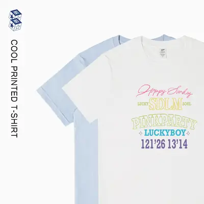 Teenager Pinkberry Lucky Boy T-Shirt Maroon Cotton