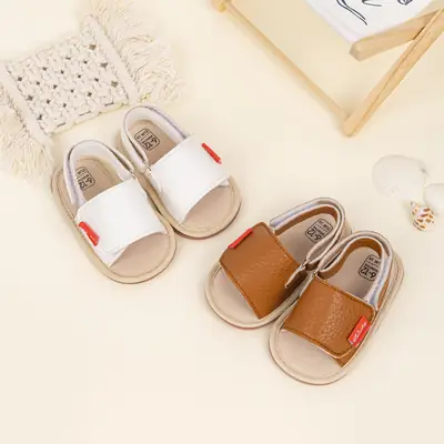 Foreign trade summer baby toddler shoes breathable simple good wear and take off sandals breathable comfortable sandals baby shoes