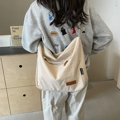 Japanese Washable Large Capacity Women's Shoulder Bag