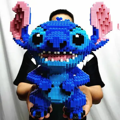 Small Particle Building Blocks Children's Summer Toys Night Market Stall Stitch Building Blocks 2024 New Model Girls' Series Building Blocks