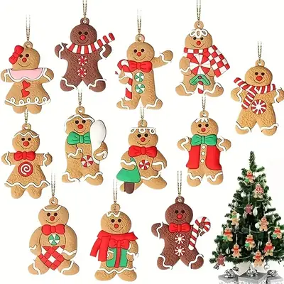 Red Candy Man Christmas Decorations DIY Accessories