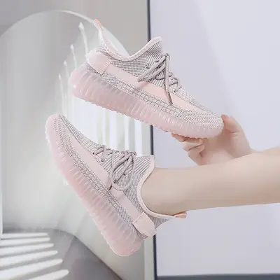 Women's Flying Woven Jelly Shoes White 2024