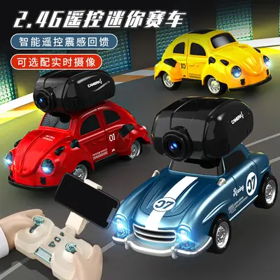 Full scale mini remote control car wireless WIFI with camera children toy RC racing model classic car car