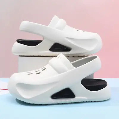 2025 Spring and Summer New Women's Croc Shoes Thick Sole Non-Slip Wear-Resistant Fashion Casual Outdoor Factory Direct Sales