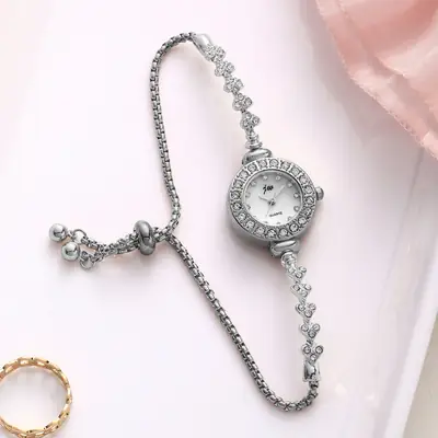 Goldie Women's Full Diamond Bracelet Watch