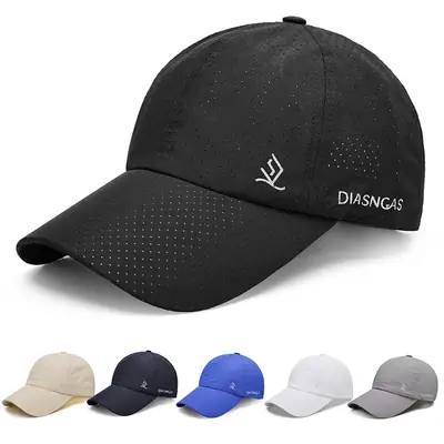 Women Running Cap Black Breathable Sun Protection